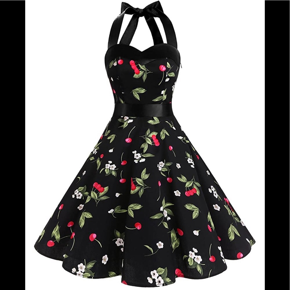 DRESSTELLS Vintage 1950s Rockabilly Retro Dress